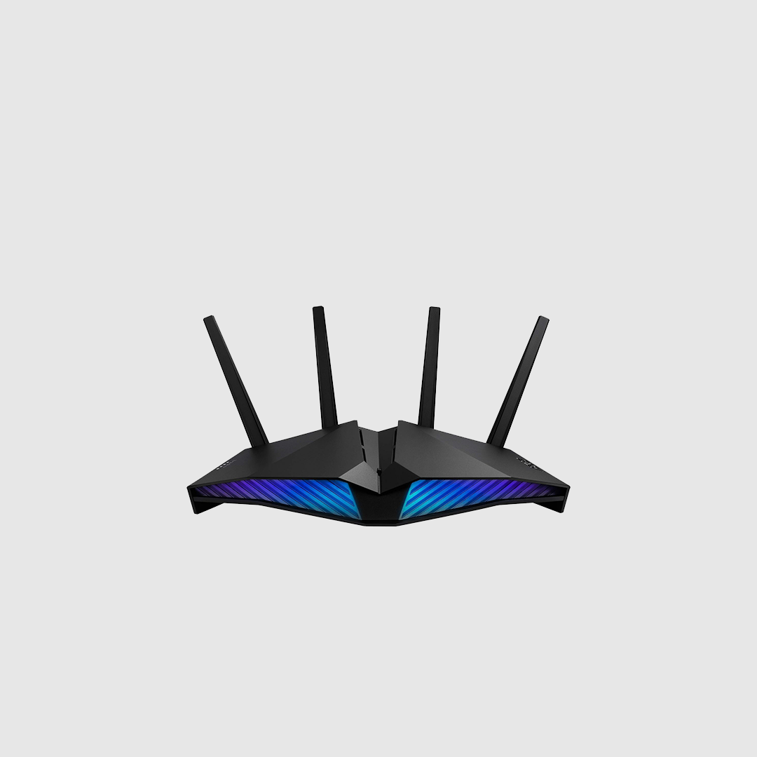 ASUS ROG Strix GS-AX5400 WiFi 6 Gaming Router - Dedicated Gaming Port, VPN Fusion, Free Lifetime Internet Security, Instant Guard, AiMesh, Adaptive QoS, Port Forwarding, Aura RGB - Black