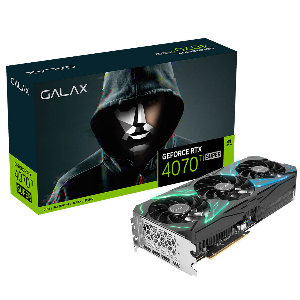 D46T Black GF RTX4070 Ti SUPER SG PCI-E 16GB / GDDR6X 256BIT W/DP/DP/DP/HDMI/Cooling Fan