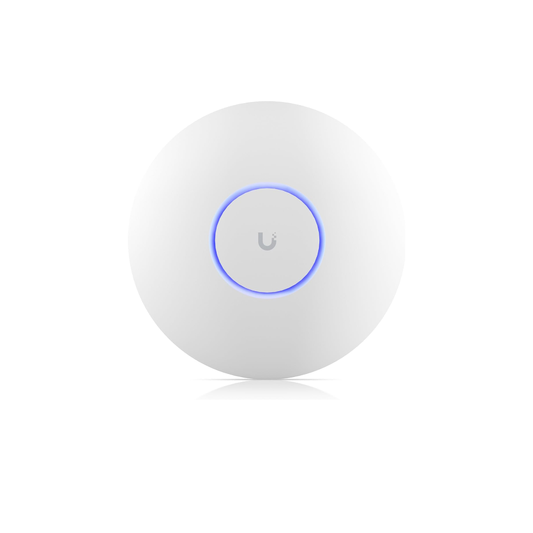 Ubiquiti Networks UniFi U7 PRO MAX Indoor WiFi 7 Access Point - Dual-Band, 6 GHz (5.7 Gbps), 2.4 GHz (688 Mbps), Supports 300+ Clients, SGCC Steel Design, White