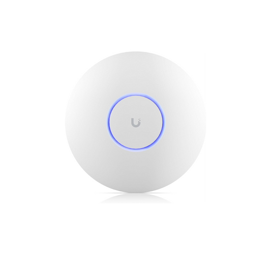 Ubiquiti Networks UniFi U7 PRO MAX Indoor WiFi 7 Access Point - Dual-Band, 6 GHz (5.7 Gbps), 2.4 GHz (688 Mbps), Supports 300+ Clients, SGCC Steel Design, White