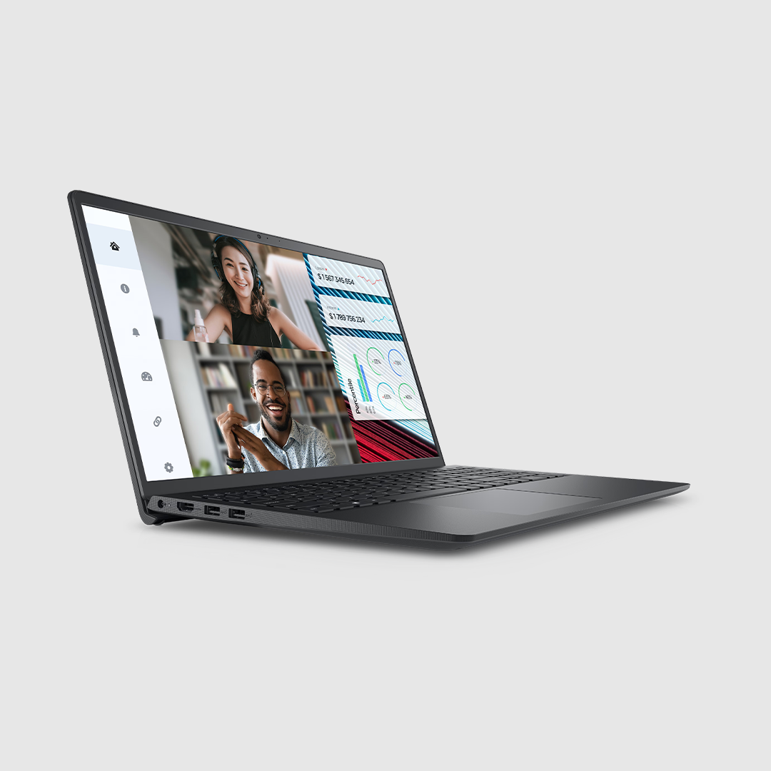 Dell Vostro 3520 Laptop - Includes 5 in 1 Hub + Wireless Mouse + Mouse Pad + Anti Virus | 15.6" FHD, 12th Gen Intel Core i3-1215U, 8GB RAM, 512GB SSD, Win 11 Pro (Upgrade)