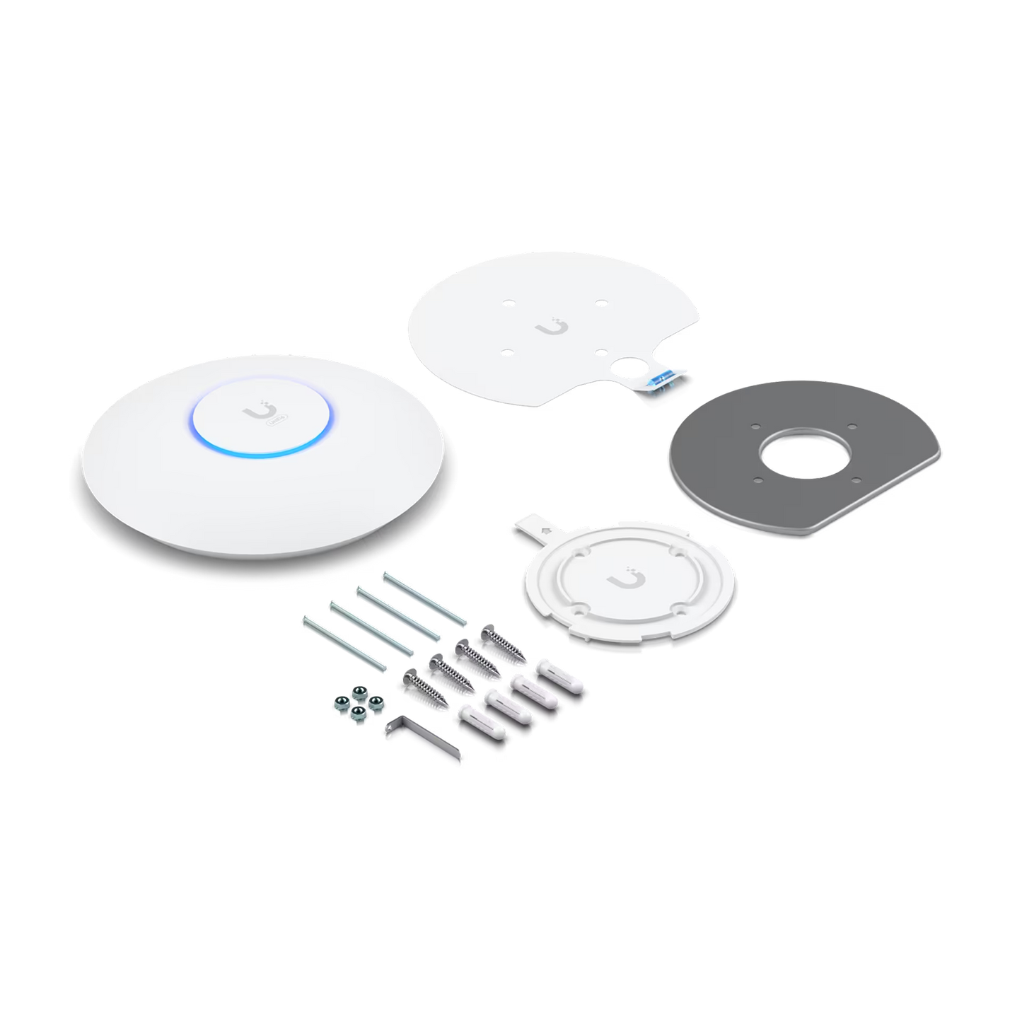 Ubiquiti Networks UniFi U6+ Indoor WiFi 6 Access Point – Dual-Band, 5 GHz (2.4 Gbps), 2.4 GHz (573.5 Mbps), Supports 300+ Clients, Compact Sleek Design, White