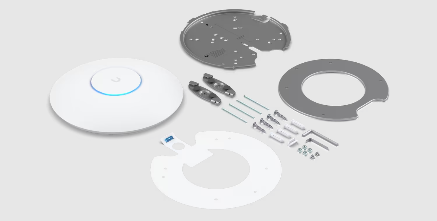 Ubiquiti Networks UniFi U6 PRO Indoor WiFi 6 Access Point – Dual-Band, 5 GHz (4.8 Gbps), 2.4 GHz (573.5 Mbps), Supports 300+ Clients, Sleek White Design