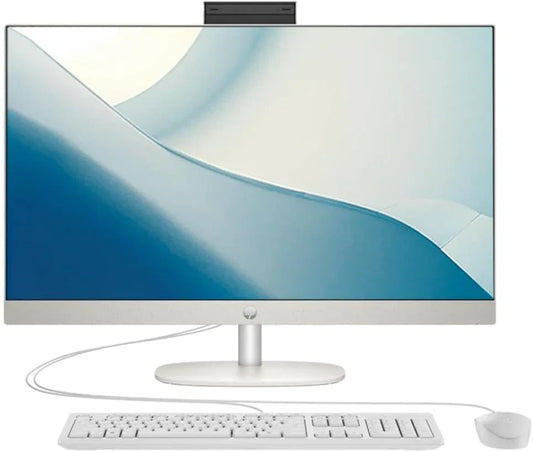 2024 Newest HP All-in-One 24-inch Desktop, 13th Generation Intel Core i7-1355U processor| 16GB DDR4 RAM| 512GB NVMe SSD| 23.8” FHD Display | Windows 11 (Shell White), 9A1A0PA