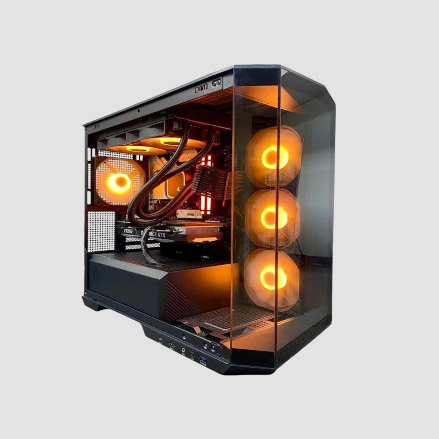 HYPERION PC - AMD Ryzen 7 9700X UP TO 5.50 GHz, GeForce RTX 5070 Ti, 16GB ddr5 ram, 1TB NVME, 850W 80 Plus PSU, win 11 pro