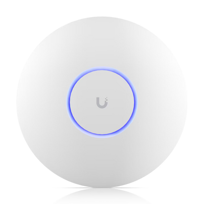 Ubiquiti Networks UniFi U7 PRO MAX Indoor WiFi 7 Access Point – Tri-Band, 6 GHz (5.7 Gbps), 5 GHz (4.8 Gbps), 2.4 GHz (1.2 Gbps), Supports 500+ Clients, Premium Design, White