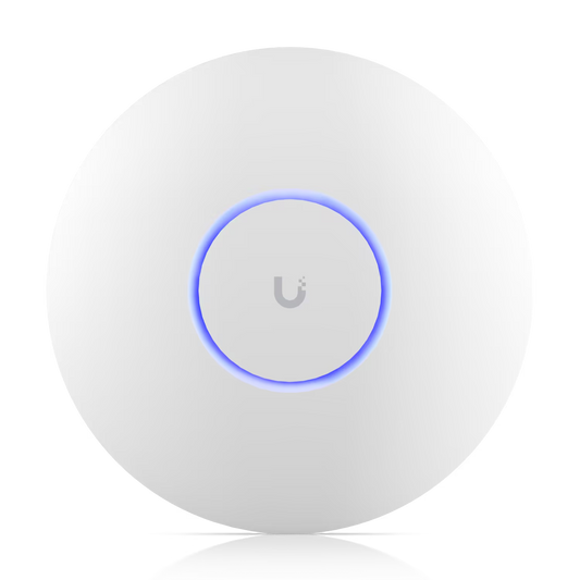 Ubiquiti Networks UniFi U7 PRO MAX Indoor WiFi 7 Access Point – Tri-Band, 6 GHz (5.7 Gbps), 5 GHz (4.8 Gbps), 2.4 GHz (1.2 Gbps), Supports 500+ Clients, Premium Design, White
