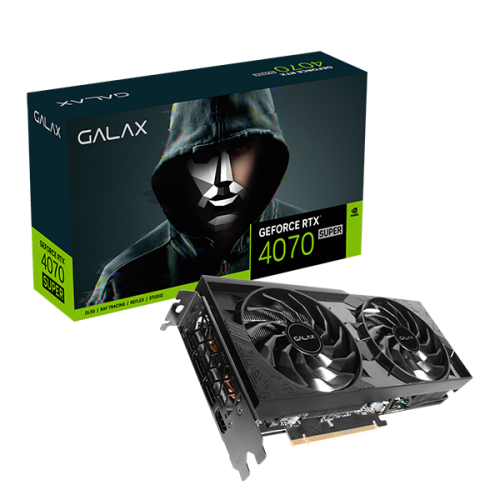 Galax D46C Black GF RTX4070 SUPER 1-Click OC 2X V2 PCI-E 12GB / GDDR6X 192BIT