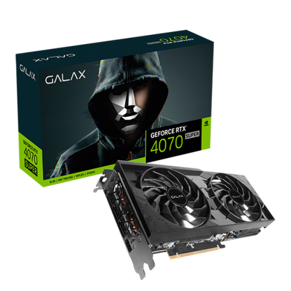 Galax D46C Black GF RTX4070 SUPER 1-Click OC 2X V2 PCI-E 12GB / GDDR6X 192BIT