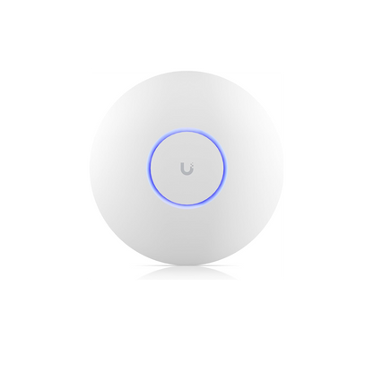 Ubiquiti Networks UniFi U7 PRO MAX Indoor WiFi 7 Access Point - Dual-Band, 6 GHz (5.7 Gbps), 2.4 GHz (688 Mbps), Supports 300+ Clients, SGCC Steel Design, White