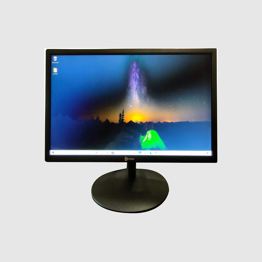 Enter LED Monitor 48.26 cm (19 Inch), HD Display, Slim Design, E-M0-A01, Black