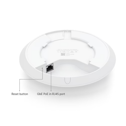 Ubiquiti Networks UniFi U6+ Indoor WiFi 6 Access Point – Dual-Band, 5 GHz (2.4 Gbps), 2.4 GHz (573.5 Mbps), Supports 300+ Clients, Compact Sleek Design, White