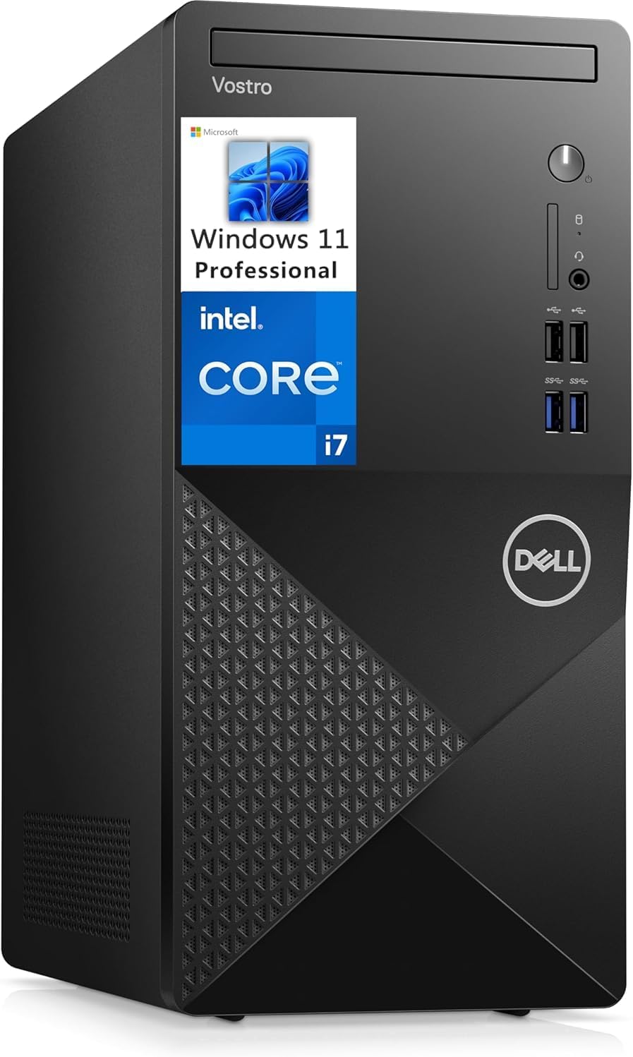 Dell Business Desktop PC 3910 Tower | Includes Wifi Adapter+Headset+128GB USB Drive+MOUSE PAD+Antivirus | 12th Gen Intel Core i7-12700K, 32GB RAM, 1TB SSD, 4GB Graphic Card | Windows 11 Pro (Upgrade)