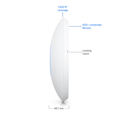 Ubiquiti Networks UniFi U6-Enterprise Indoor WiFi 6 Access Point – Dual-Band, 5 GHz (4.8 Gbps), 2.4 GHz (573.5 Mbps), Supports 500+ Clients, Enterprise-Grade Performance, White