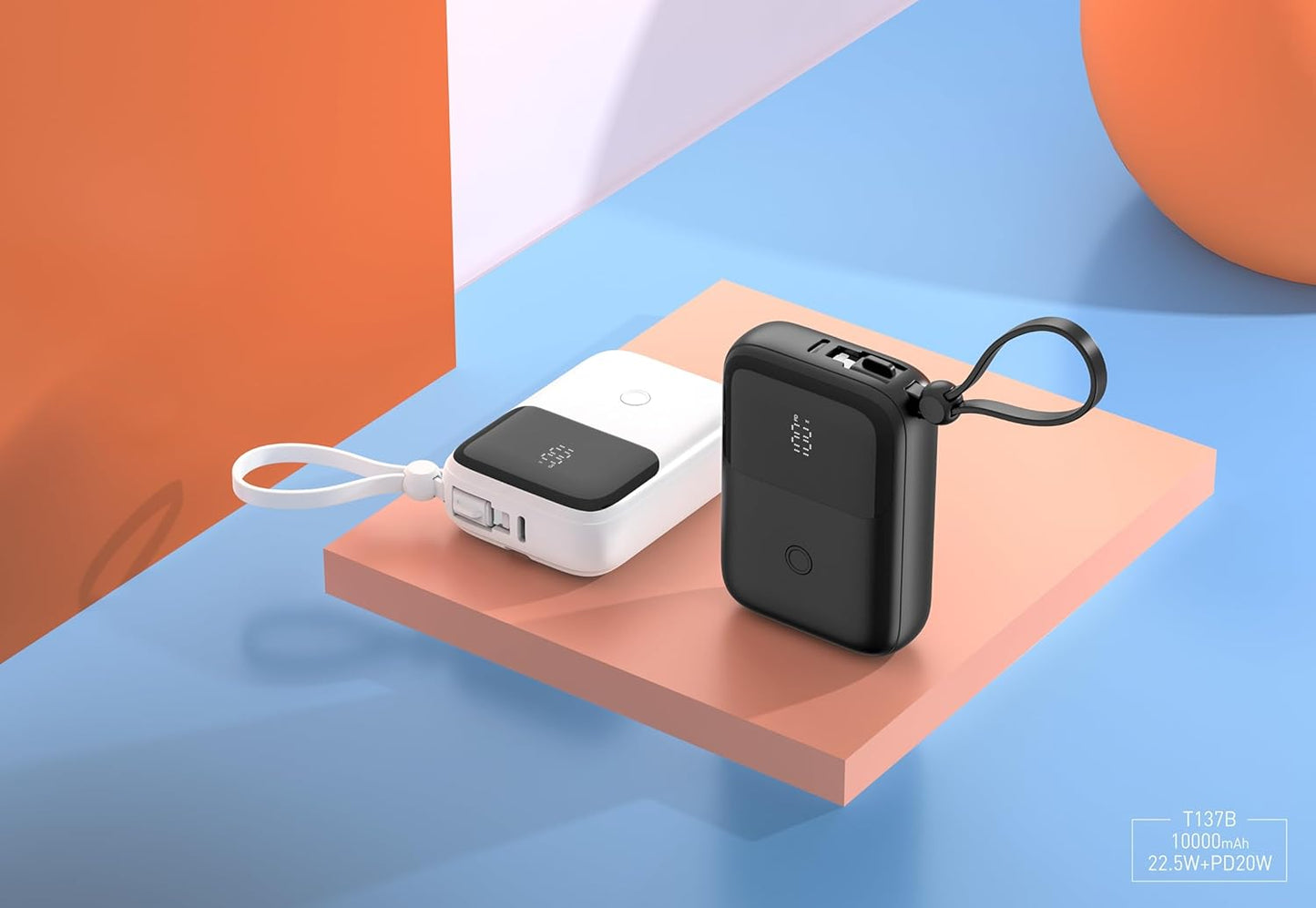 EKR Power Bank 22.5W USB-C, 10000mAh Small Portable Charger, PD3.0 Fast Charging Battery Pack, 3 Outputs Phone Charger for iPhone 16/15/14/13/12/11 series/Android/Samsung/Google/Airpods - Black