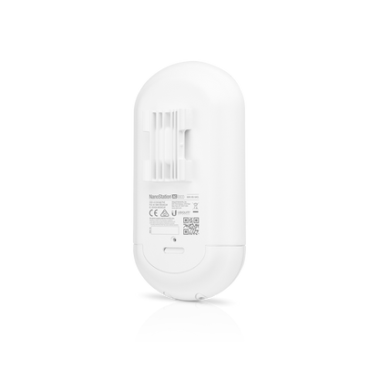 Ubiquiti Networks NanoStation Loco 5AC Outdoor Wireless Bridge – 5 GHz (450+ Mbps), 13 dBi Integrated Antenna, 10+ km Range, PoE Support, Compact Weather-Resistant Design, White