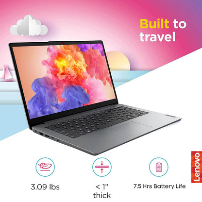 Lenovo IdeaPad Business and Student Essential Laptop | 14" Full HD Display | Intel Core i3-13th Gen Processor (Up to 4.10 GHz) | 8GB RAM | 1TB SSD Storage | HDMI | Windows 11 | Gray | Upgraded