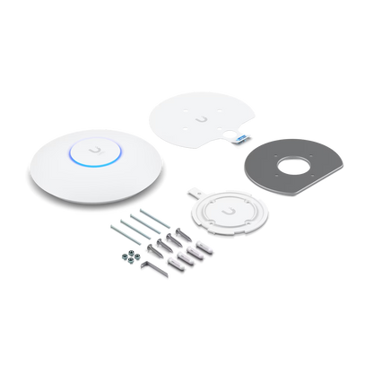 Ubiquiti Networks UniFi U6+ Indoor WiFi 6 Access Point – Dual-Band, 5 GHz (2.4 Gbps), 2.4 GHz (573.5 Mbps), Supports 300+ Clients, Compact Sleek Design, White