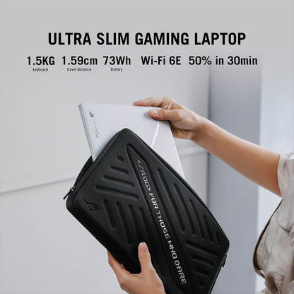 ASUS ROG Zephyrus G14 Ryzen 7-8845HS, 32GB RAM, 1TB SSD, RTX 4050 6GB GDDR6, 14" OLED Display, Windows 11 Home, 2-Year Warranty (White)