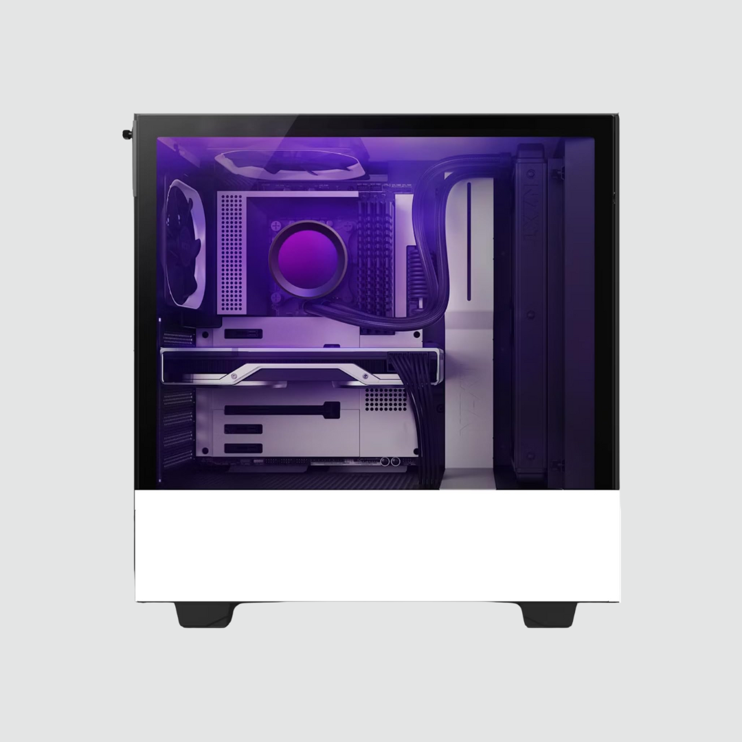 FIRST WAVE Xtreme Workstation PC - Intel Core i9-14900K, 64GB DDR5 RAM, 1TB NVMe SSD + 1TB HDD, ASUS RTX4060 8GB Graphics - Win11 Pro, 1+1 Year Warranty For 3D Modelling, Deep Learning (White)