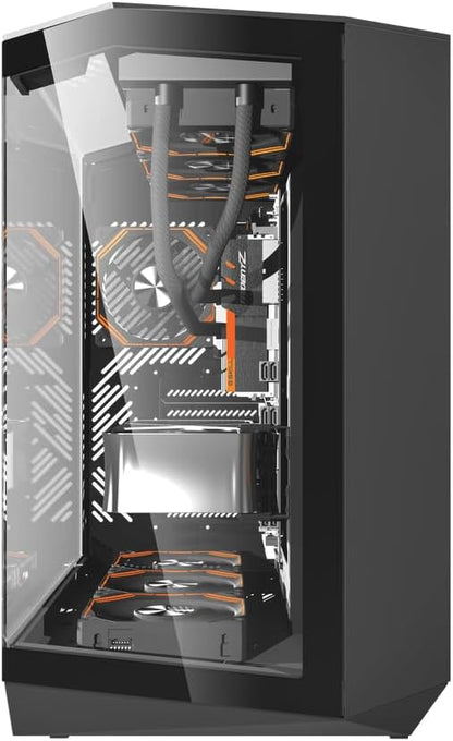 FIRST WAVE HyperLoop Workstation PC - 14th Gen intel i9-14900KS, 128GB DDR5 RAM, Nvidia RTX4060 8GB Graphic, 1TB NVMe SSD+1TB SDD,Win11 Pro, 2Year Warranty - video editing, 3D Modeling, Deep Learning