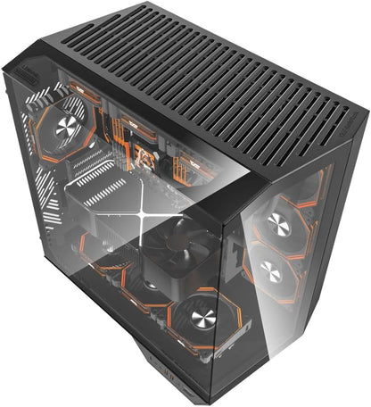 FIRST WAVE HyperLoop Workstation PC - 14th Gen intel i9-14900KS, 128GB DDR5 RAM, Nvidia RTX4060 8GB Graphic, 1TB NVMe SSD+1TB SDD,Win11 Pro, 2Year Warranty - video editing, 3D Modeling, Deep Learning