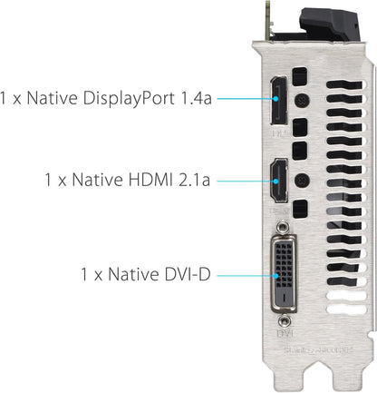ASUS Dual NVIDIA GeForce RTX 3050 6GB OC Edition Gaming Graphics Card - PCIe 4.0, 6GB GDDR6 Memory