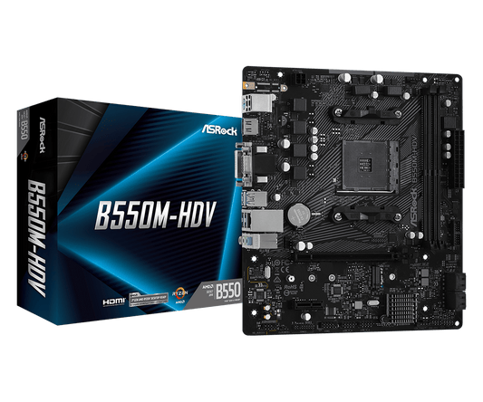ASROCK B550M-HDV D4 mATX