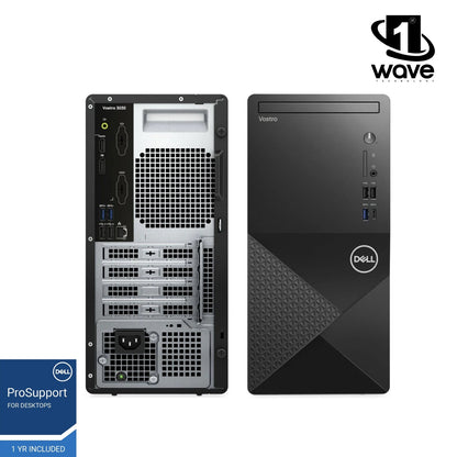 Dell Business Desktop PC 3030, 14th Gen Intel i3-14100, W11 Pro (Include 1st Wave Headset Stand + Wifi USB + Wired Mouse + Keyboard + MousePad + Antivirus)