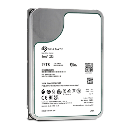 Seagate Exos SATA 6Gb/s 7200RPM 3.5" Enterprise Hard Drive