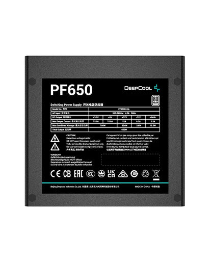 DEEPCOOL PF650 POWER SUPPLY 650W