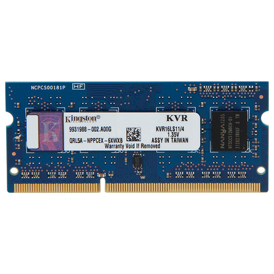 Kingston 4GB 204-Pin DDR3 SO-DIMM DDR3L 1600