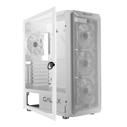 GALAX Revolution-07 WHITE Gaming Case, ATX, 4 Fan