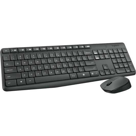 Logitech MK235 Wireless Keyboard and Mouse Combo for Windows